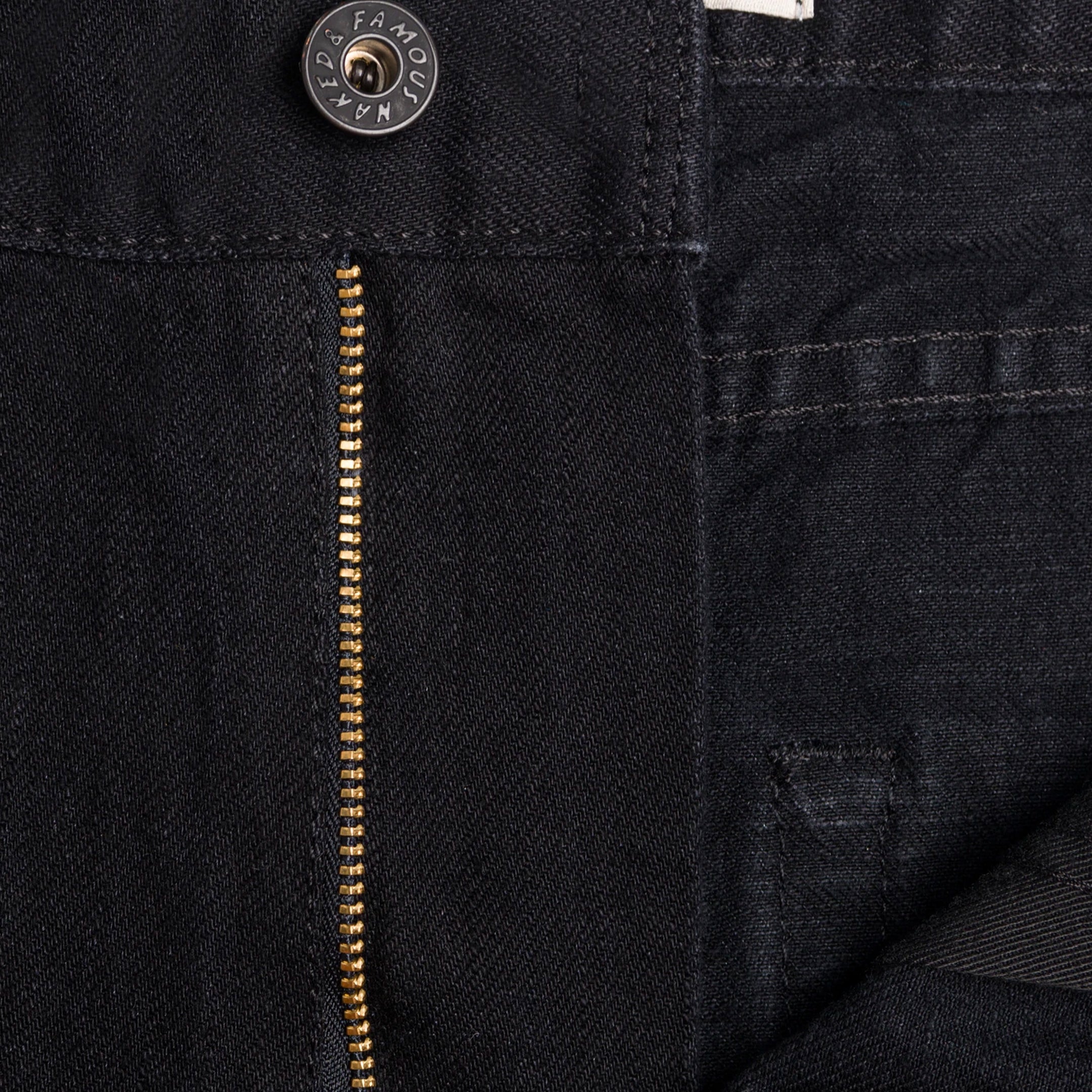 Women's Max - Solid Black Selvedge